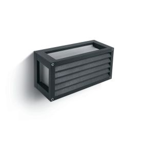 ONE Light Cage - buiten wandverlichting - 25 x 9,5 x 12,5 cm - 7W LED incl. - antraciet