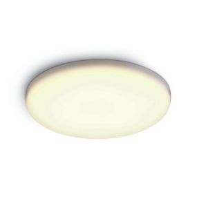 ONE Light Frameless IP65 Range - inbouwspot - Ø 215 mm, Ø 195 mm inbouwmaat - 30W LED incl. - IP65 - wit - warm witte lichtkleur