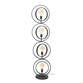 Vico Turn Around XL - vloerlamp - 163 cm - houtskoolkleur
