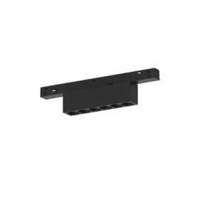 VK Lighting Eiva - magnetisch railsysteem - railbalk - 11,5 x 2,15 x 4,7 cm - 6W LED incl. - DALI dimbaar - zwart
