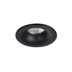 Maxlight Yuca Fixed - inbouwspot - Ø 47 mm, Ø 42 mm inbouwmaat - 3W LED incl. - zwart