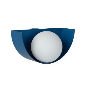 Lucide Benni - wandverlichting - 21 x 12 x 10,5 cm - blauw