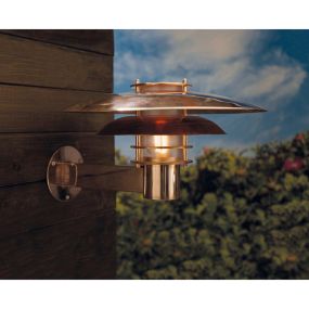 Nordlux Phoenix - buiten wandverlichting - 39 x 22 cm - IP54 - koper