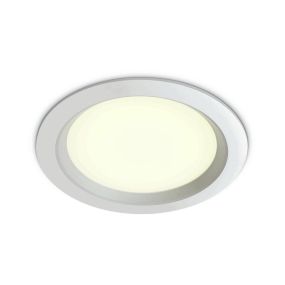 ONE Light Budget Downlight Range - inbouwspot - Ø 235 mm, Ø 210 mm inbouwmaat - 24W LED incl. - wit - witte lichtkleur
