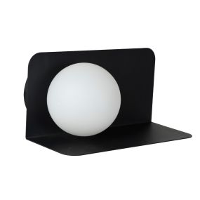 Lucide Bonni - wandverlichting - 24 x 12,5 x 12 cm - zwart