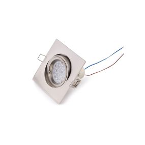 Maxlight - inbouwspot - 95 x 95 mm, Ø 80 mm inbouwmaat - chroom
