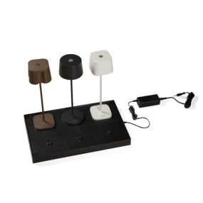 Konstsmide - multilader laadstation - 47 x 29 x 4 cm - 45W - zwart