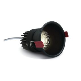 ONE Light Dark Light Pro Range - inbouwspot - Ø 92 mm, Ø 82 mm inbouwmaat - 15W LED incl. - zwart