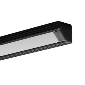 Klus 45-ALU - profiel - 1,9 x 1,9 cm - 300cm lengte - zwart