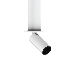 VK Lighting Coko - randloze opbouwspot met inbouwrozet - Ø 3,5 x 7,3 cm - Ø 50 mm inbouwmaat - 6W LED incl. - wit