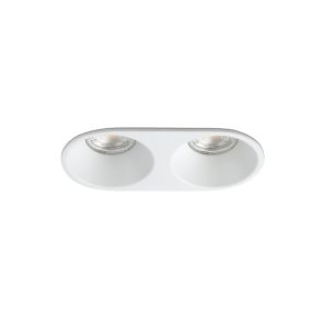Faro Gas - inbouwspot - 176 x 86 mm, 168 x 78 mm inbouwmaat - mat wit