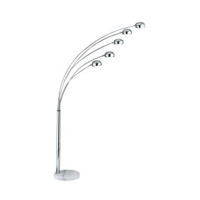 Searchlight Giraffe - staanlamp - 210 cm - chroom