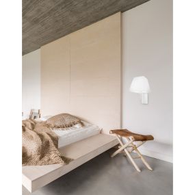 Nova Luce Logan - wandverlichting met schakelaar - 25 x 21 x 32 cm - wit