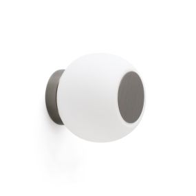 Faro Moy - plafond/wandverlichting - Ø 14 x 13 cm - IP44 - opaal