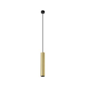 Faro Stan - hanglamp - Ø 6 x 33 cm - goud