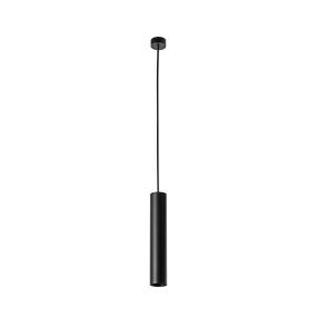 Faro Stan - hanglamp - Ø 6 x 33 cm - mat zwart
