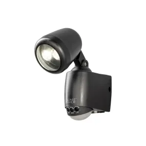 Konstsmide Prato - buiten wandlamp op batterijen - 6,5 x 14 x 20,5 cm - 1W LED incl. - IP44 - zwart