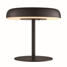 Nordlux Elmer Solar - buiten tafellamp op batterijen - Ø 13 x 17 cm - 3 stappen dimbare - 2W LED incl. - IP44 - zwart