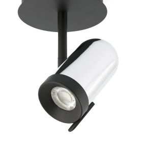 Faro Orleans - opbouwspot 1L - Ø 11,2 x 21 x 11,8 cm - chroom en zwart