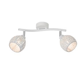 Lucide Tahar - opbouwspot 2 - 30 x9,5 x 19,5 cm - wit