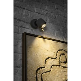 Faro Stone - opbouwspot 1L - 9 x 13 x 13,5 cm - grijs