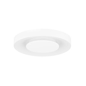 Nova Luce Pada - plafondlamp - Ø 40 x 5 cm - 25W dimbare LED incl. - zandwit