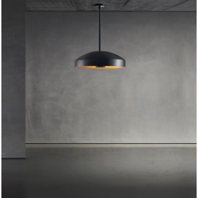 Heatsail Disc - hanglamp met afstandsbediening en verwarmingsfunctie -  ø 100 cm - IP43 - zwart