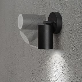 Konstsmide Modena - kantelbaar wandlampbuiten - 6 x 9 x 15 cm - IP44 - zwart