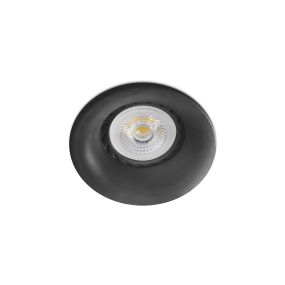 Faro Neon - inbouwspot - Ø 78 mm, Ø 65 mm inbouwmaat - mat zwart