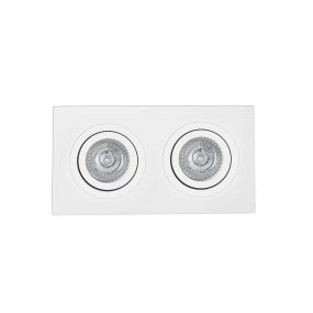 Faro Radon - inbouwspot - 180 x 92 mm, 170 x 80 mm inbouwmaat - mat wit