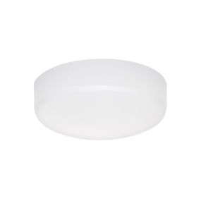 Nova Luce Dell - licht voor plafondventilator - Ø14 x 4,9 cm - 18W LED incl. - wit