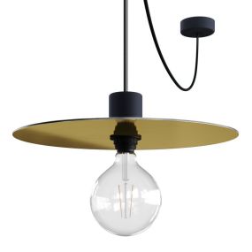 Creative Cables Elegant - hanglamp - Ø 40 x 514,8 cm - IP65 - koper en goud (omwisselbaar)