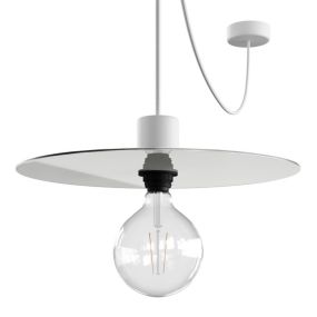 Creative Cables Elegant - hanglamp - Ø 40 x 514,8 cm - IP65 - wit