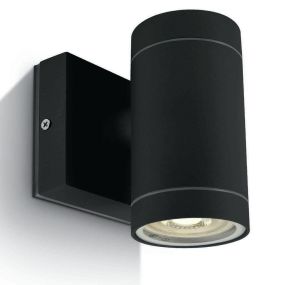 ONE Light Outdoor Cylinders - buiten wandverlichting - 6,5 x 12,1 cm - IP54 - zwart