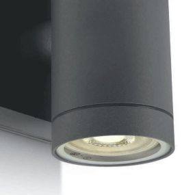 ONE Light Outdoor Cylinders - buiten wandverlichting - 6,5 x 12,1 cm - IP54 - antraciet