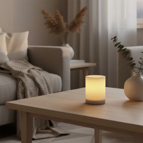 ONE Light LED Flickering Candle - Ø 7,5 x 12,5 cm - inclusief 2 x AA-batterijen