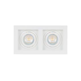 Projectlight Bloq 2L - inbouwspot - 180 x 100 mm, 171 x 92 mm inbouwmaat - wit