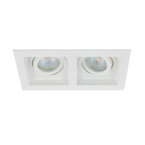Projectlight Bloq 2L - inbouwspot - 180 x 100 mm, 171 x 92 mm inbouwmaat - wit