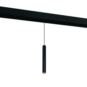 ONE Light magnetisch railsysteem MINI, MIDI & MAXI - hanglamp - Ø 3 x 180 cm - 5W LED incl. - zwart