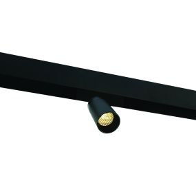 ONE Light magnetisch railsysteem MINI, MIDI & MAXI - railspot - Ø 4,3 x 8,6 cm - 8W LED incl. - zwart