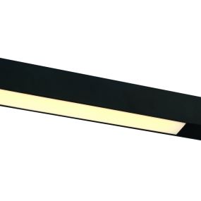 ONE Light magnetisch railsysteem MAXI - linear - railspot - 60 x 3,7 x 4,7 cm - 25W LED incl. - zwart