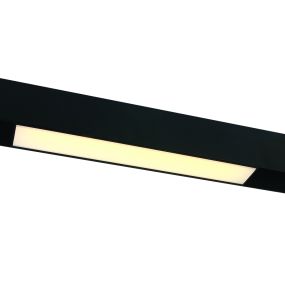 ONE Light magnetisch railsysteem MAXI - linear - railspot - 30 x 3,7 x 4,7 cm - 15W LED incl. - zwart