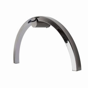 Maxlight Trio Arc - opbouw wandlamp - 60 x 11 x 30 cm - 16W LED incl. - IP44 - chroom