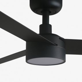 Faro Cruiser S - plafondventilator met licht en afstandsbediening - Ø 106 cm - 18W LED incl. - zwart