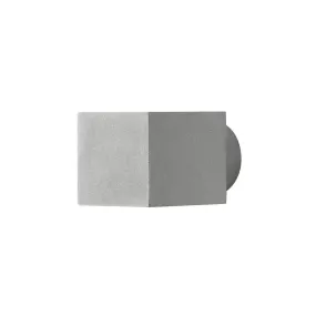 Konstsmide Modena - buiten wandlamp - 10 x 13,5 x 9 cm - IP44 - grijs