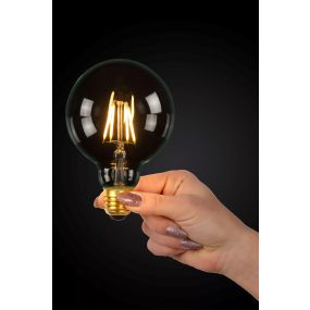 Lucide LED class A filament lamp - Ø 12,5 x 17,5 cm - E27 - 7W niet dimbaar - 2700K - transparant