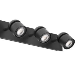 Faro Coco - opbouwspot 3L - 42 x 10 x 10 cm - mat zwart