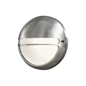 Konstsmide Torino - buiten wandlamp - Ø 26 x 12 cm - IP44 - roestvrij staal