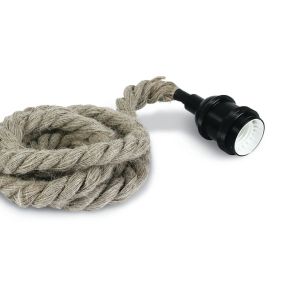 ONE Light - dik staaldraadophanging - 2 meter - E27 - zwart