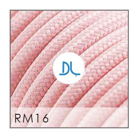 Daylight Italia - textielsnoer - per 100 cm - baby roze